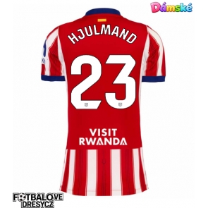 Atletico Madrid Morten Hjulmand #23 Dámské Domácí Dres 2026-27 Krátký Rukáv